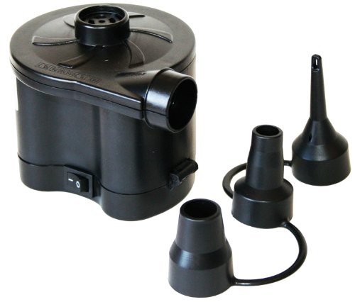 Electric Battery Powered Turbo Air Pump Inflator Deflator Camping Inflatable Airbed Lilo Ultra fast Quickpump