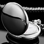 Tiong Smooth Pocket Watch,Personalized Pocket Watch,Customized Watches for Men,Engraved Pocket Watches for Father‘s Day with Chain - Image 5