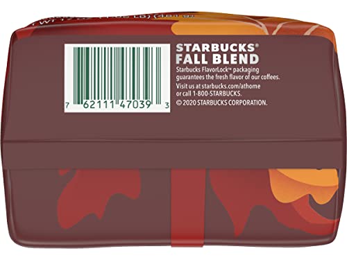 Image of Starbucks Limited Edition Ground Coffee, Fall Blend, Medium Roast 100% Arabica Coffee with Flavor Lock Packaging, 17 Ounce Bag (Pack of 4) 68