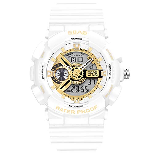 Premewish Jungen Mädchen Analog Digital Uhren - Outdoor Sport Kinderuhren, 30M Wasserdicht Elektronische Analog Sport Armbanduhr Uhren mit Wecker/Dual Time/LED Licht für Teenagers Kinder Cover