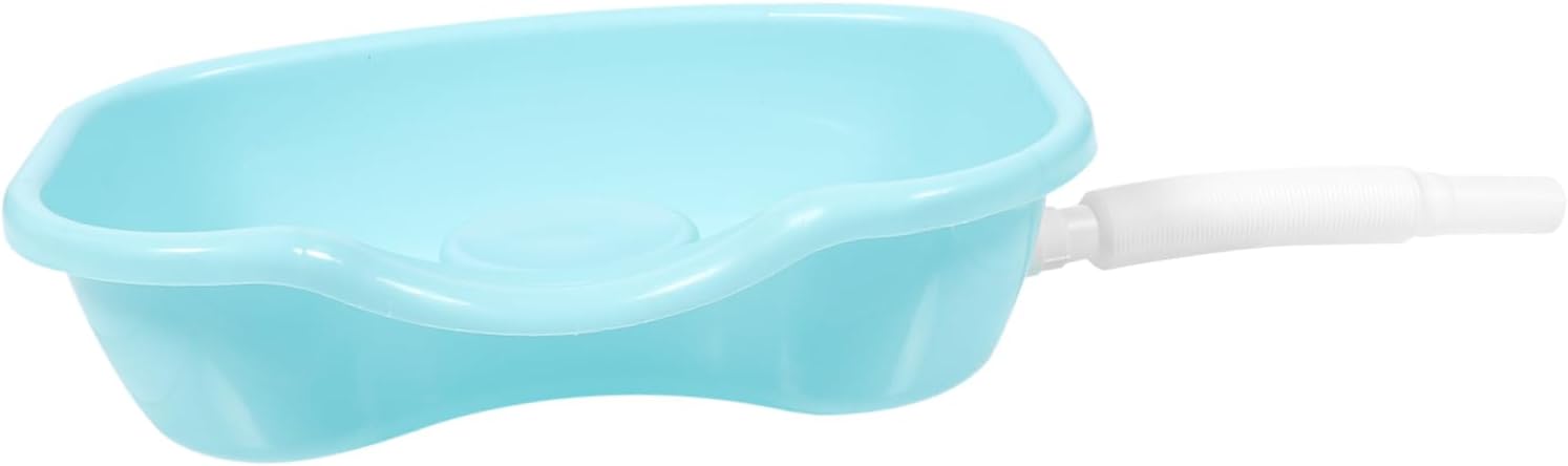 Portable Hair Washing Basin for Bedridden Inflatable Shampoo Bowl for Elderly and Pregnant Adjustable Hair Washing Tray Easy to Use for Home Care