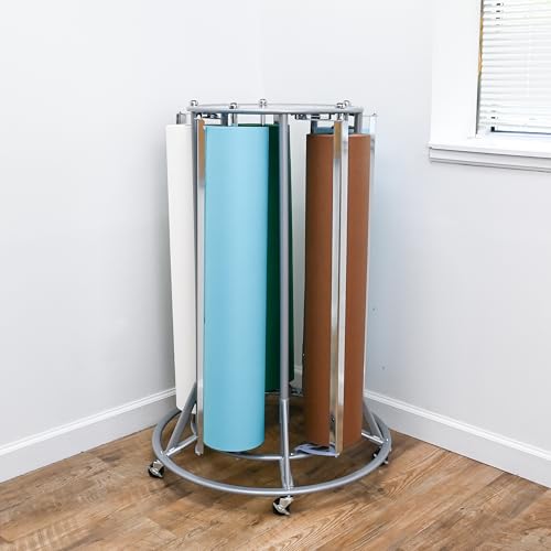 Image of Angeles 5-Roll Paper Dispenser & Cutter, Mobile Classroom Storage