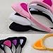 Unique Animal Ear Headbands For Costume Parties Soft Plush Cosplay Funny Headband Cosplay Hair Accessories Hairpieces Fashionable White Ears