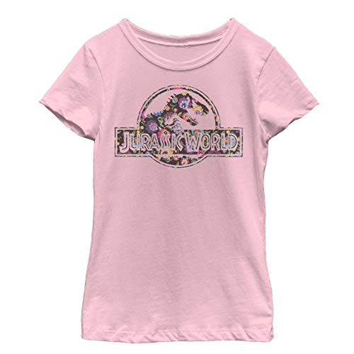 Jurassic World Girl's Logo Folk Pattern T-Shirt