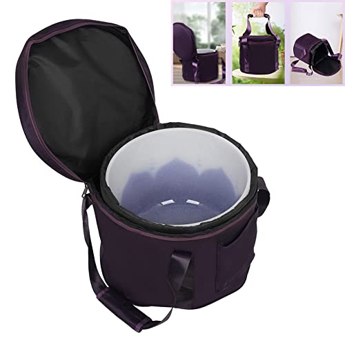 Bolsa para cuenco de cantar con funda acolchada gruesa para máxima protección 2