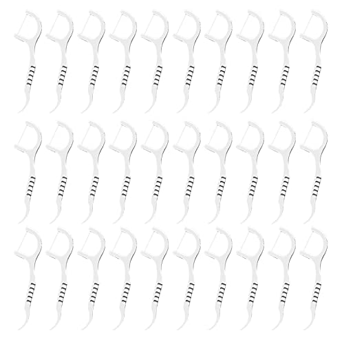 Zahnseide Sticks Zahnseide Picks 200 Stuck High Pull Zahnstocher Sticks,Einwegzahnseide Dental nicht aromatisierte Dental Floss Einweg Flosser Nachfüllpackung für Familien, Hotels und Reisen Cover