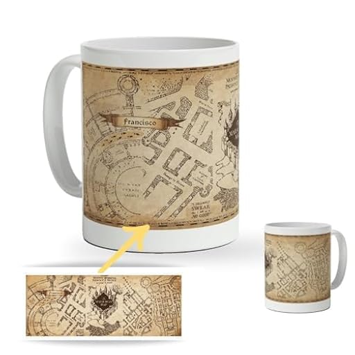 DEREGALOOS Taza Personalizada Mago con Nombre. Tazas Frikis Desayuno Magos. Regalo Original personalizado. Regalo Amigo Invisible. Mapa. | Ya disponible en tu tienda friki favorita! En mundofriki.es!