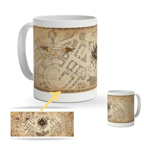 DEREGALOOS Taza Personalizada Mago con Nombre. Tazas Frikis