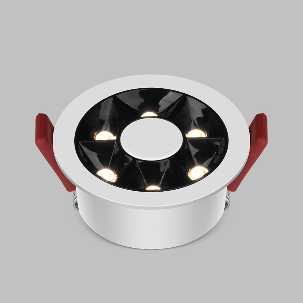 GTHTUHFD Round Spot Light Ceiling Linear Light 3Inch 7Inch Eyeball Lamp Panel Light 8W 15W 20W 30W Downlight Office Light Flush Mount Ceiling Lamp,8w-3000k