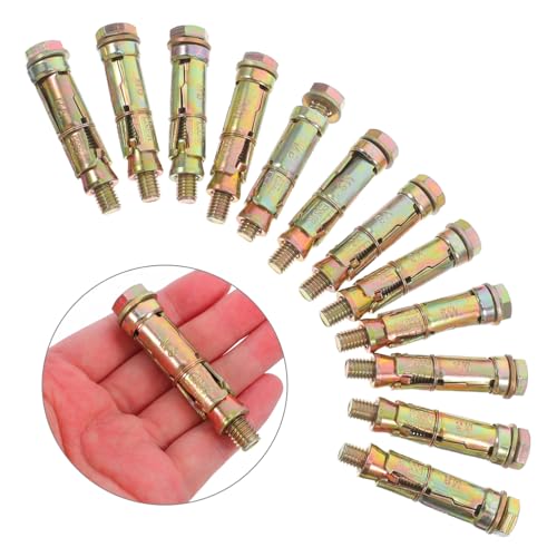Alipis 12Pcs Heavy Duty Shield Anchors Expansion Bolts for Concrete Brick Quick Installation for Construction Projects - Image 8