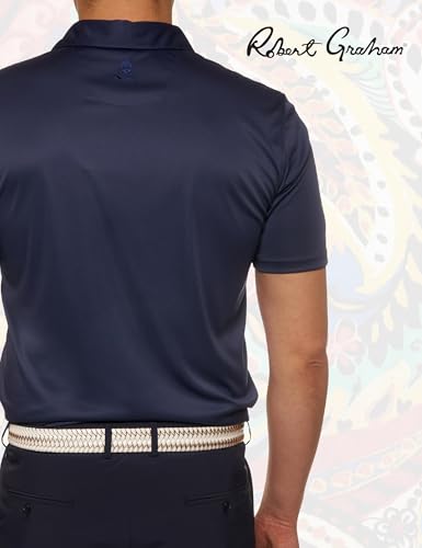 Robert Graham Men's Axelsen Short Sleeve Knit Polo Golf Shirt4