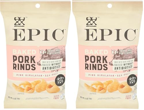 EPIC PROVISIONS Oven Baked Himalayan Sea Salt Pork Rinds,
