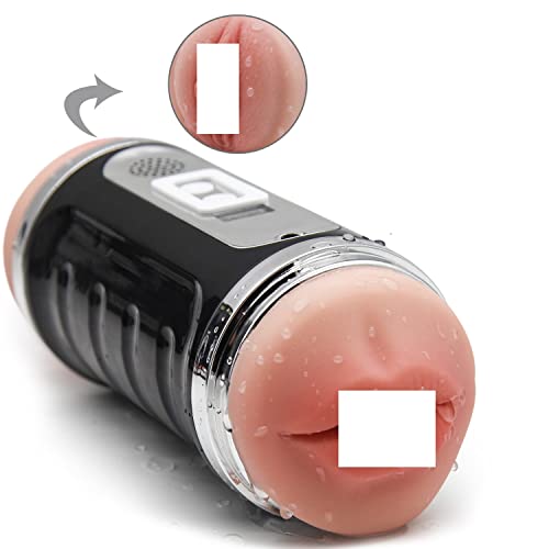 Masṭurvador Masculinos Electric Male Realista Silicone Electrica, Masturbaťor Masculino Telescopic A