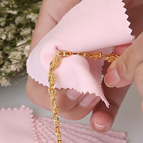 240Pcs Jewelry Cleaner Cloth For Silver Jewelry Cleaner 6 Color Sterling Silver Jewelry Cleaner Cloth For All Jewelry Silver Gold 3.14 X 3.14 Inch #TOP4