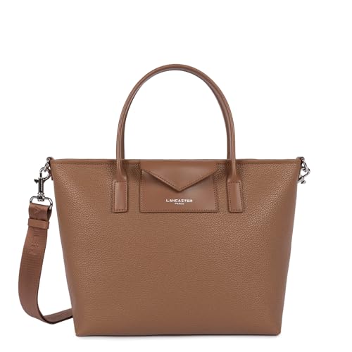 Lancaster Sac Cabas Main Maya Double Kba Cuir Moka, Marron, Taille unique