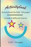 Activitybook: Activitybook for Kids 130 pages, include 9 different Games by Simple Live 1067