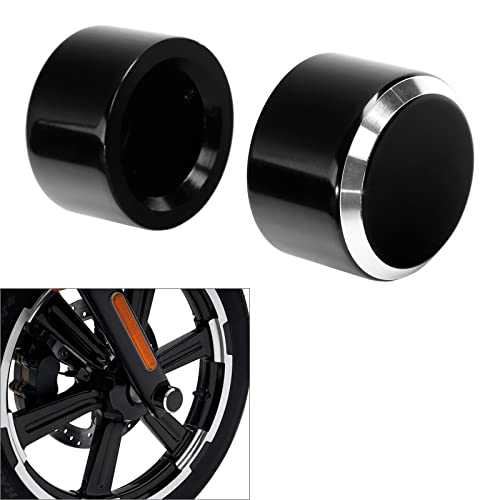 TCMT Front Axle Nut Covers Bolt Kit Fit For Harley Touring Road King Road Street Glide 2008-2023 VRSC 2002-2011 XG500 XG750 2015-2020 Sportster XL 883 1200 2008-2022 Dyna Street Bob 2008-2017 Softail