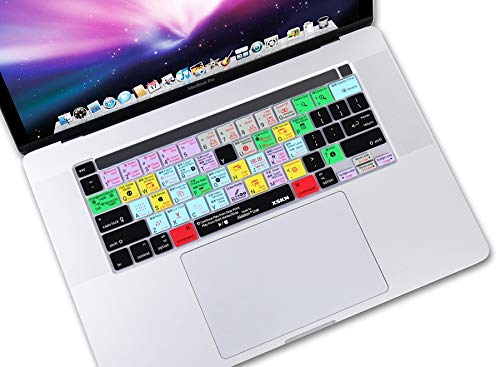 Xskn Ableton Live English Silicone Shortcuts Keyboard Cover Skin For 2019 New Macbook Pro 16 Inch A2141 And 2020 New Macbook Pro 13.3 Inch A2338 M1/A2251/A2289 With Touch Bar & Touch Id Us Version #TOP2