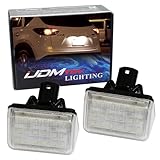 iJDMTOY OEM-Fit 3W Full LED License Plate Light Kit Compatible With Mazda CX-5 CX-7 Mazda6 Mazdaspeed6, Powered by 18-SMD Xenon White LED & Can-bus Error Free