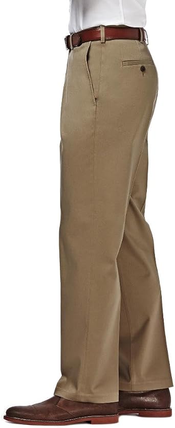 Haggar Men's Classic Fit Premium No Iron Khaki Pant