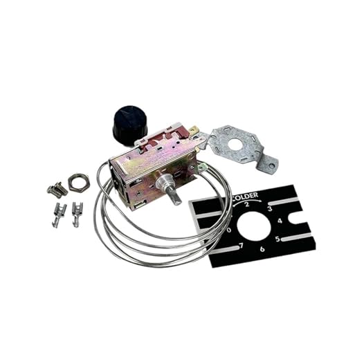 K50-P1127-001 Refrigerator Freezer Thermostat,2-pin Refrigerator Accessories Freezer Temperature Controller