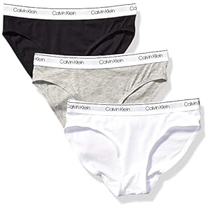 Calvin Klein Girls’ Modern Cotton Bikini, Multipack