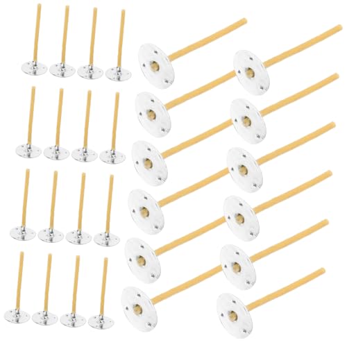 100 mechas trenzadas para velas con base para DIY