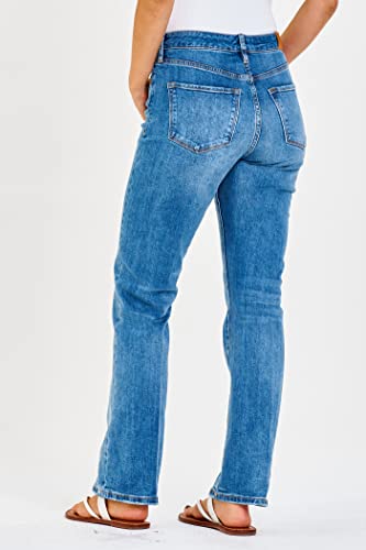 DEAR JOHN Paris Bootcut Jeans for Women - High Rise Highwaisted Denim Comfort Classic Fit Full Length Inseam2