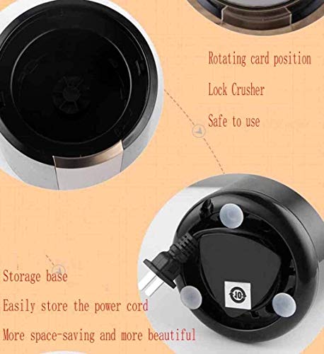 ZOUSHUAIDEDIAN Elektrische Kaffeemühle, Gewürzschleifer mit abnehmbarem Edelstahlbecher, for Kaffeeliebhaber – Bild 6