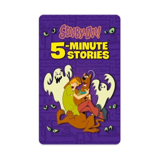 Yoto Scooby-Do 5 Minute Stories - Kids Audio Card for Use with Player & Mini All–in–1 Audio Player, Educational & Screen–Free Listening with Fun Playtime, Bedtime & Travel Stories, Ages 3+