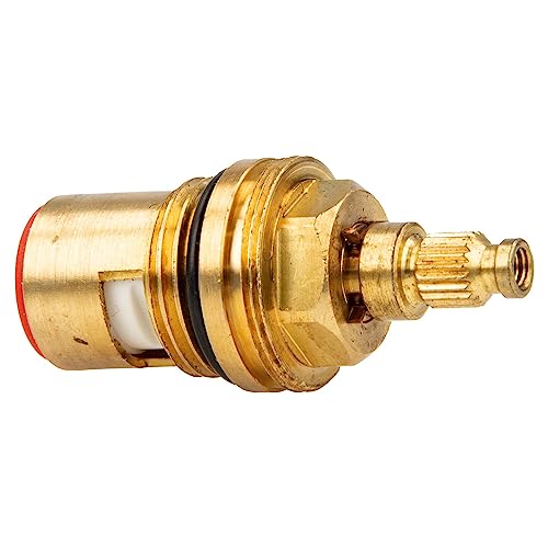 Preisvergleich Produktbild tecuro Keramik Oberteil Ventiloberteil 1 / 2 Zoll, 180°, linksschließend