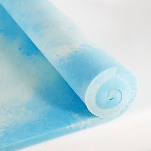 Image of Best Price Mattress 1.5 Inch Swirl Gel AeroBreeze Cooling Air Flow Memory Foam Mattress Topper, Dorm Essentials, King