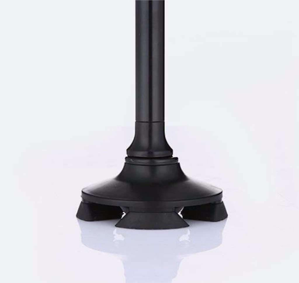 Muletas telescópicas Antideslizantes Muleta Plegable Bastón de Aluminio Alarma con luz LED Bastón Bastón de Escalada de Cuatro ángulos Muleta-11.19 para Artritis, Ancianos, Personas Mayores y