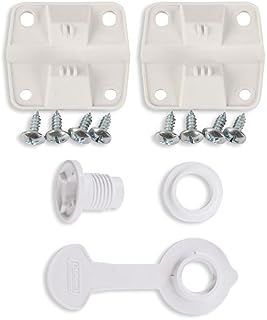 Coleman Cooler Plastic Hinge Set & Standard Drain Plug Assembly Combo/Bundle