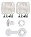Coleman Cooler Plastic Hinge Set & Standard Drain Plug Assembly Combo/Bundle