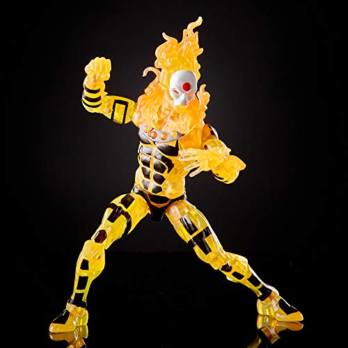 Marvel Hasbro Legends Series 6-Inch Collectible Sunfire Action Figure Toy X-Men: Age Of Apocalypse Collection, Yellow #TOP6
