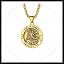 12. St Michael|Round|Gold