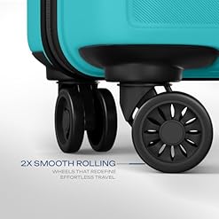 Close view of Safari Pentagon Pro 8 wheel spinner system for smooth rolling trolley bags lightweight luggage India