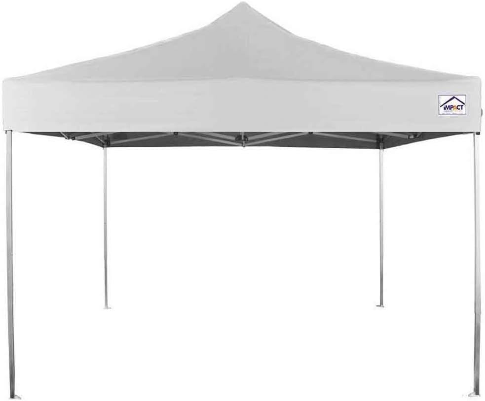 Impact Canopy 10' x 10' Ultra Light Canopy Tent, UV Coated, Pop Up Canopy, White