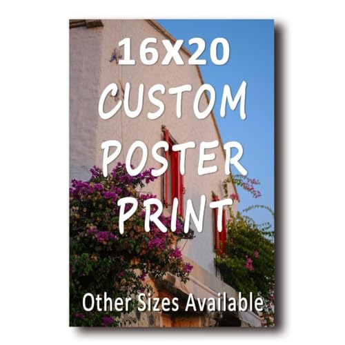 Upload Your Photo or Picture - Custom Personalized Photo to Poster Print - Wall Art Prints Posters - Home Decor Wall Art Prints - 16x20 inches
