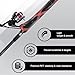 AZETIO 10 Pcs Fishing Rod Sleeves Socks with Lanyard, Fishing Pole Sleeves Rod Cover for Fly/Casting/Sea Fishing Rods