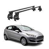 Barres Transversales Menabo Compatible avec Ford Fiesta VI 2013-2017 Noir