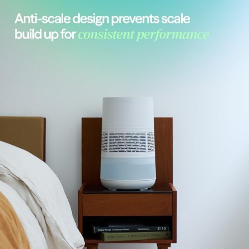 BLUEAIR Premium Smart Humidifier for Large Rooms, Bedrooms, Better Sleep with Evaporative Invisible Mist Tech, Auto Humidify, Easy Top Fill, Smart Control with App, Touchscreen, 3.5L Tank for 48 hours — view 6