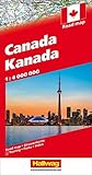  Hallwag Straßenkarten, Kanada: Reiseinformationen mit Piktogrammen, Sehenswürdigkeiten, Nationaparks und Monumenten, States BeeTagg und Index (Hallwag Strassenkarten)