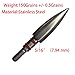 150 Grains Field Points,Stainless Steel Archery Field Points Screw in Archery Field Tips(12 Pack) (5/16″ 150 Grains)