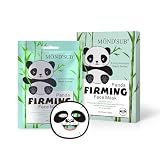 MOND'SUB Funny Animals Face Mask Set,Cute Stuff for Korean Skin Care Products,Facial Kit Birthday Gifts for Women & Girls,Christmas Stocking Stuffers,Panda Firming Face Mask,6 pcs