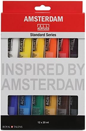 Amsterdam Acrylics Paint Set of 20ml X 12
