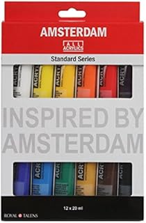 Amsterdam Acrylics Paint Set of 20ml X 12