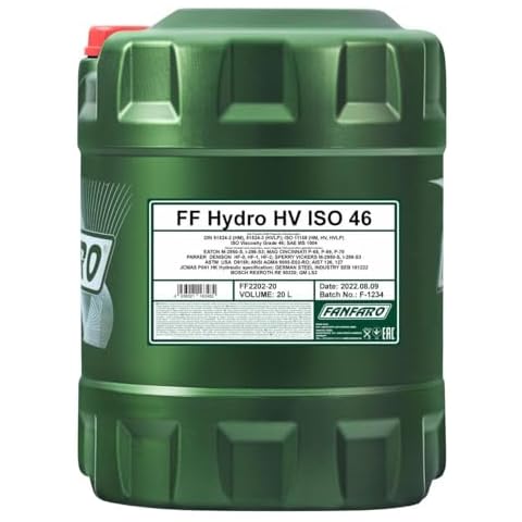 Huile hydraulique FANFARO FF2202 Cover