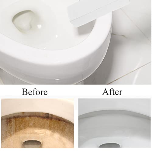 2 Pack Pumice Stone for Toilet Bowl Cleaning with Handle, Scouring Stick Remove Toilet Bowl Hard Water Rings, Calcium Buildup and Rust for Cleaning Toilet, Bathroom, Kitchen Sink, Grill (White) - Thumbnail 6